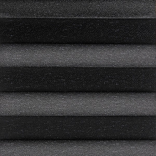 15mm slim pleated blind Kyoto Perl Black