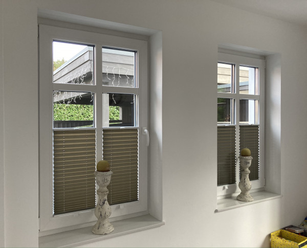 Pleated blind Vegas Metallic Silverstone