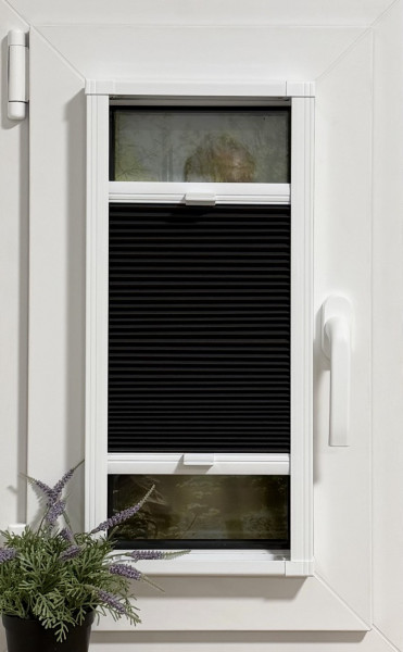 Honeycomb pleated blind 100% blackout Soft anthracite