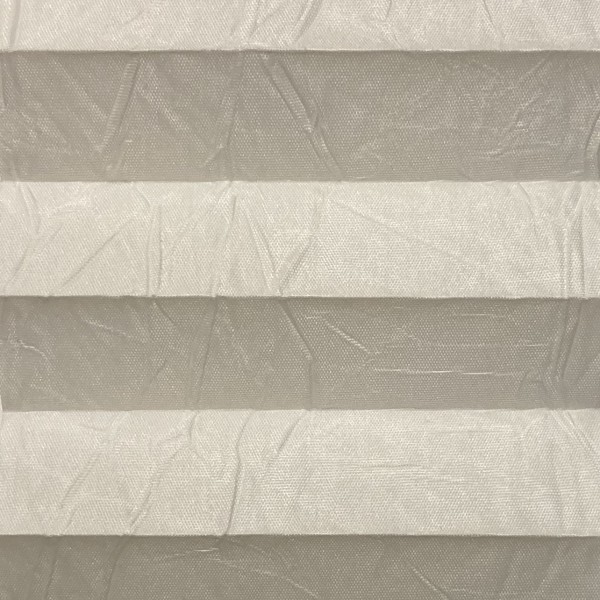 Pleated blind Crush pearl old-white