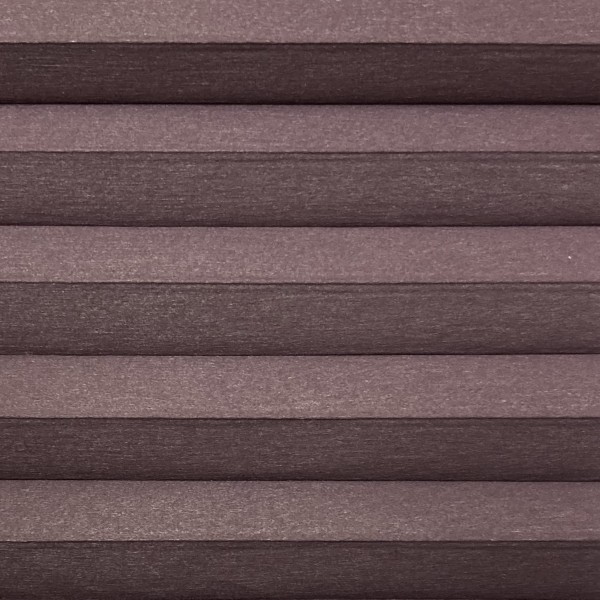 Honeycomb pleated blind 100% blackout Soft Aubergine