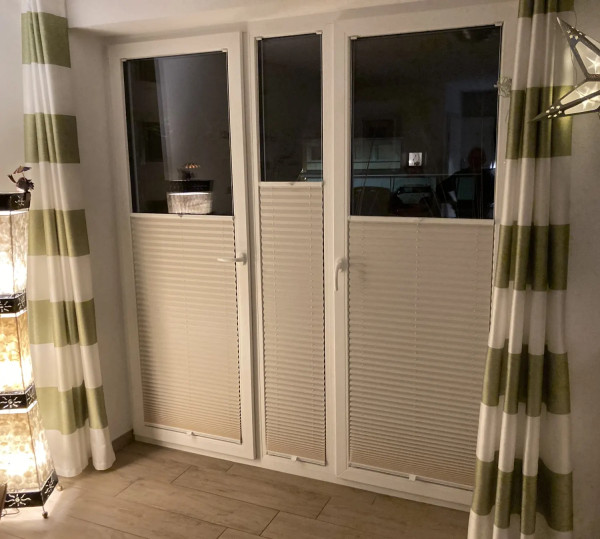 Pleated blind Kyoto Perl Beige