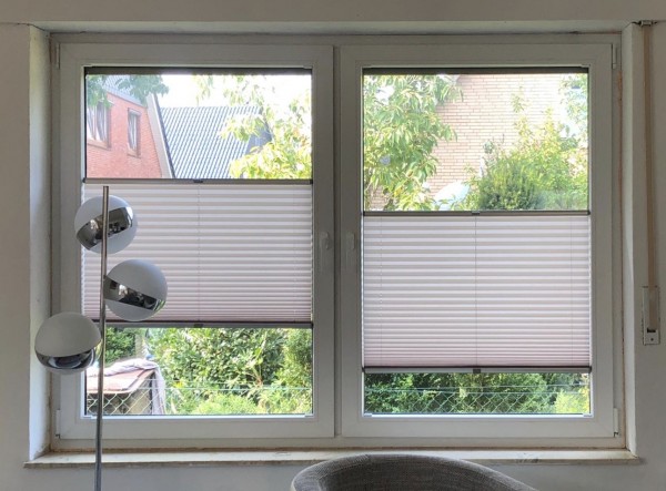 Pleated blind Kyoto-Solo light gray