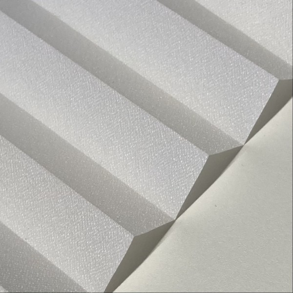 Pleated blind Kyoto Perl White