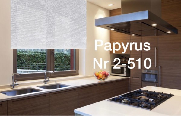 Pleated blind Papyrus White