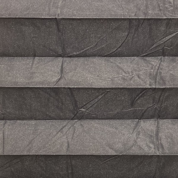 Pleated blind Crush pearl anthracite