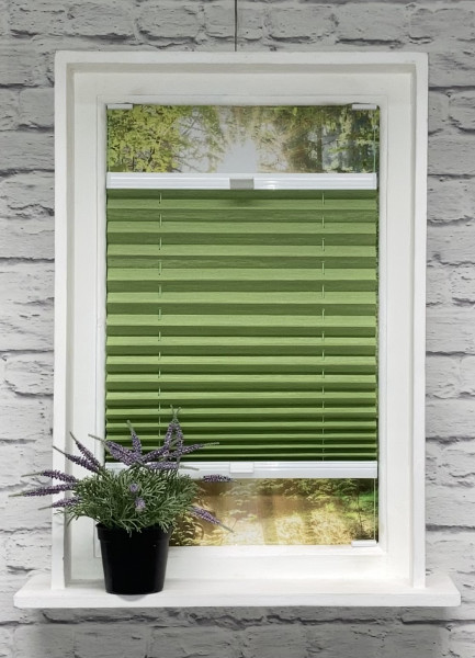 Pleated blind Madagascar Pearl Green