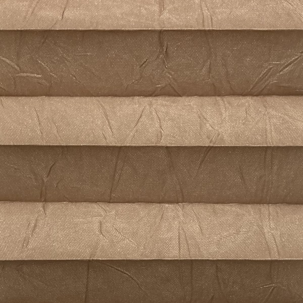 Pleated blind Crush Perl Cappuccino
