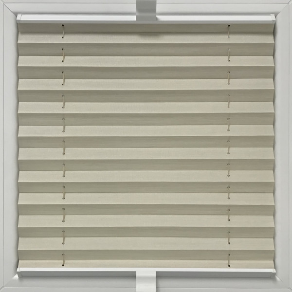 Pleated blind Madagascar pearl dark beige