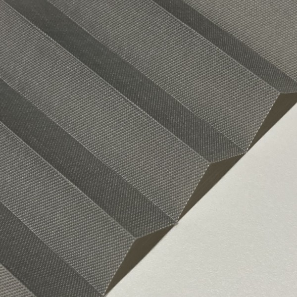 Pleated blind Samba gray