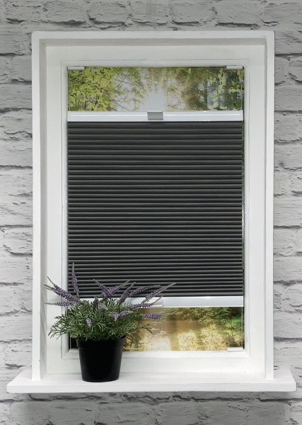 Honeycomb pleated blind Zorba Blackout Grey