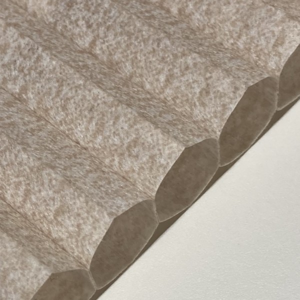 Honeycomb pleated blind Lambada cream-white