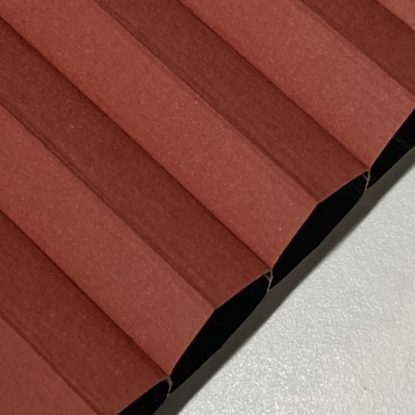Honeycomb pleated blind 100% blackout Soft Red