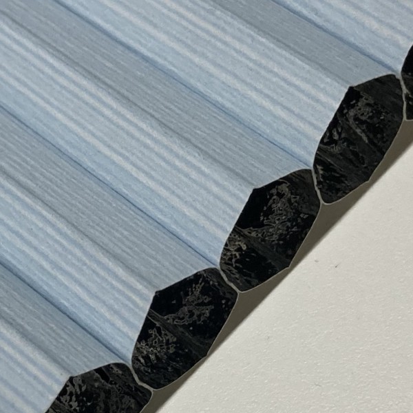 Honeycomb pleated blind Zorba Blackout Blue