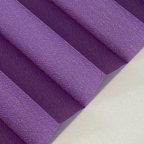 Pleated blind Kyoto pearl blueberry