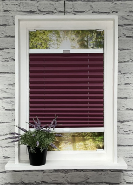 Pleated blind Sunset Blackout Pink