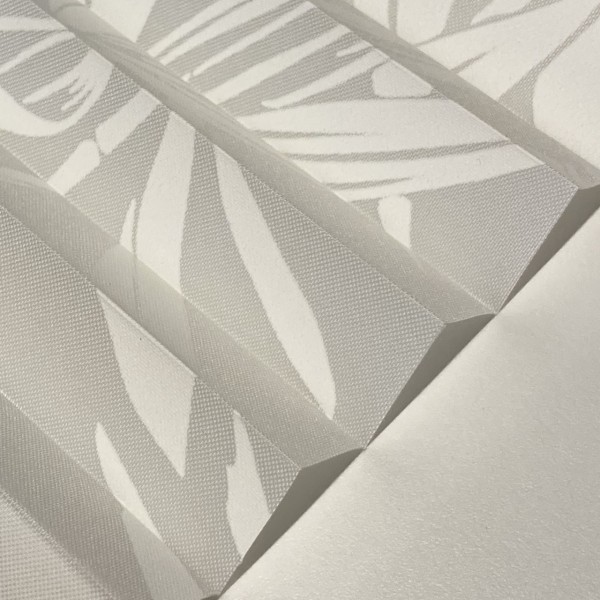 Pleated blind Papyrus White