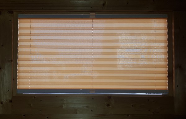 Pleated blind Samba Orange