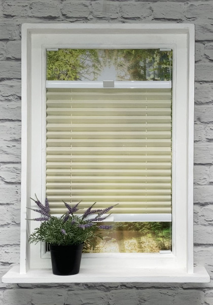 Pleated blind Marica cream