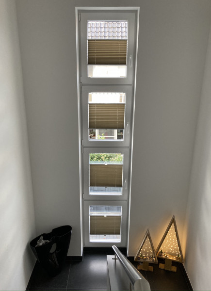 Pleated blind Vegas Metallic Silverstone