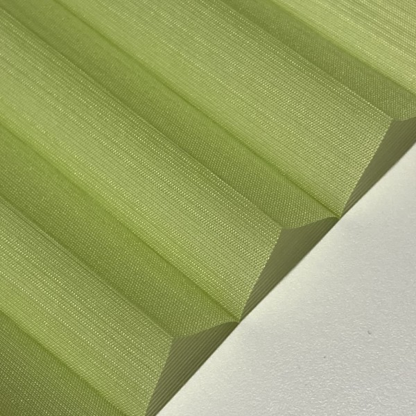 Pleated blind Miss Madagascar Green