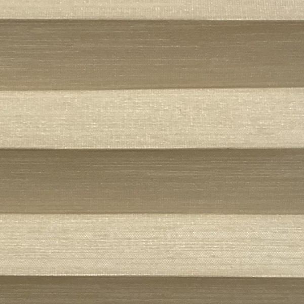 Pleated blind Madagascar pearl dark beige