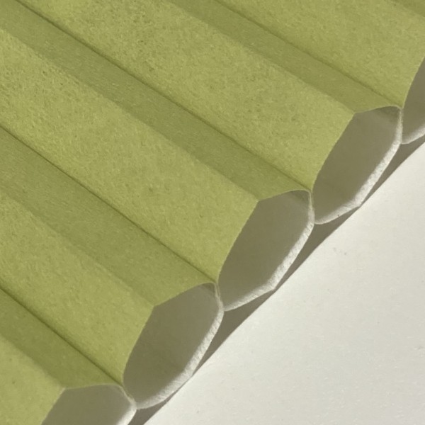 Honeycomb pleated blind Soft Green