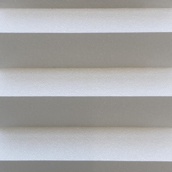 15mm Slim pleated blind Kyoto Perl White