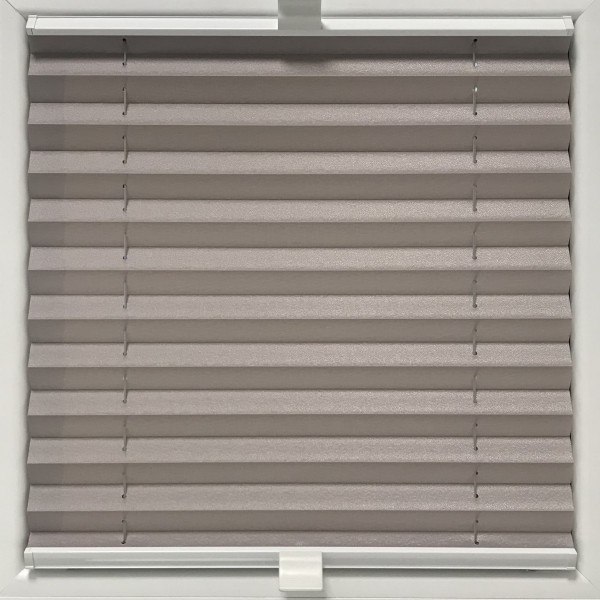 Pleated blind Kyoto Perl silver-grey