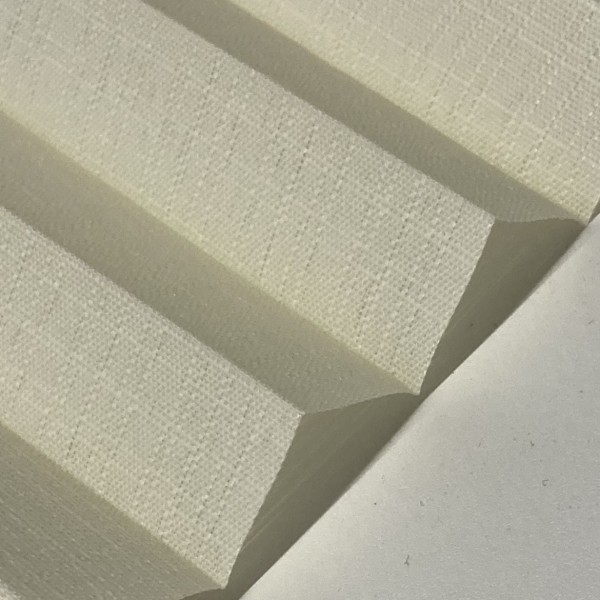 Pleated blind Marica cream