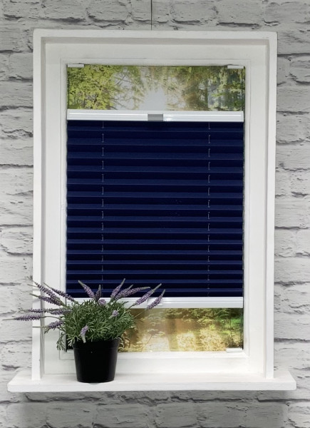 Pleated blind Samba Blue