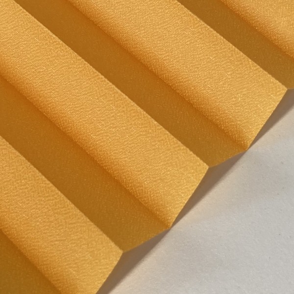 Pleated blind Kyoto Perl dark yellow