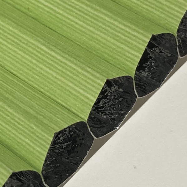 Honeycomb pleated blind Zorba Blackout Green