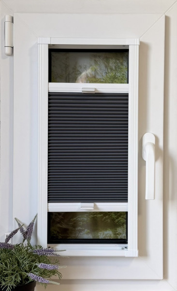 Honeycomb pleated blind 100% blackout Soft dark gray