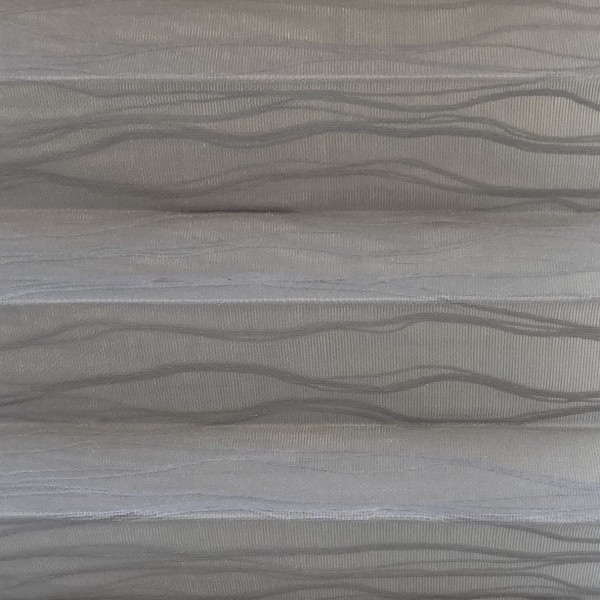 Pleated blind Ballet Transparent Gray