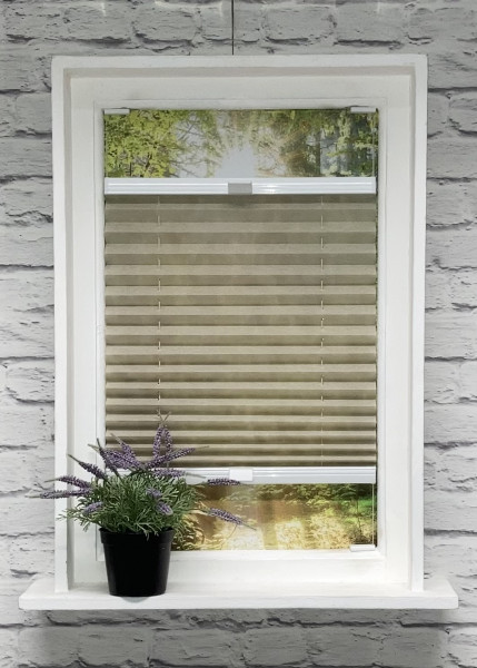 Pleated blind Dance Beige