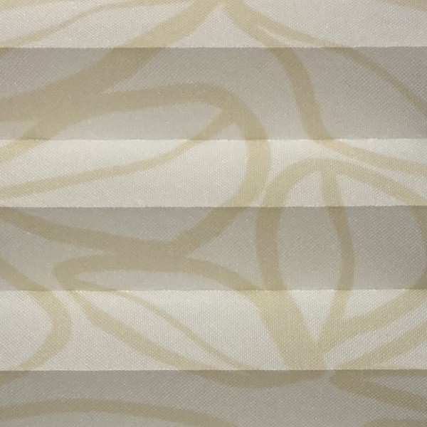 Pleated blind Clover white-honey
