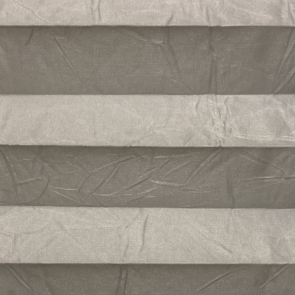 Pleated blind Crush Perl light gray