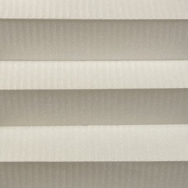Pleated blind Royal Perl White
