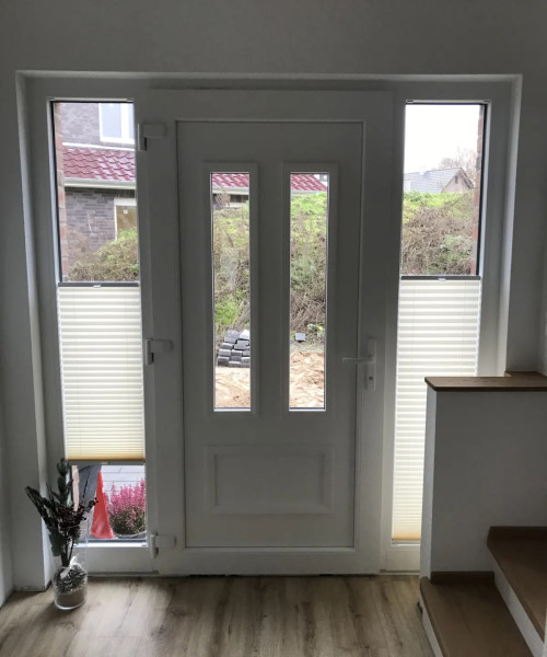 Pleated blind Kyoto Perl light beige