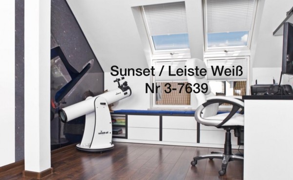 Pleated blind Sunset Blackout White