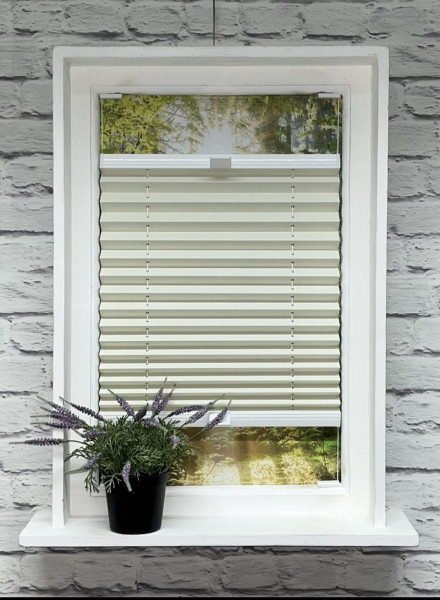 Pleated blind Sunset Blackout Cream