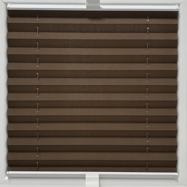 Pleated blind Samba pearl brown