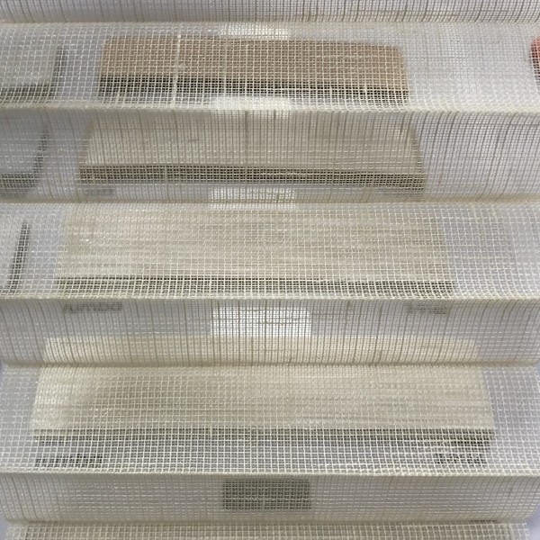 Pleated blind Jazz Transparent Beige