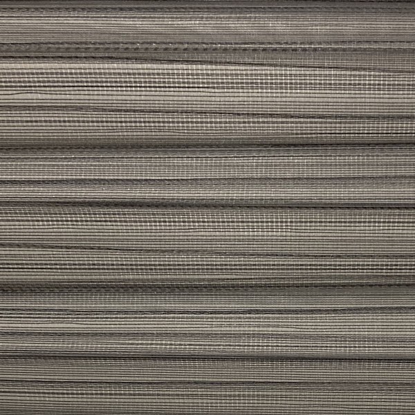 Pleated blind Boston Transparent Black