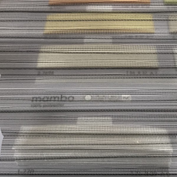 Pleated blind Boston Transparent Black