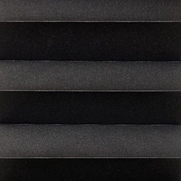 Pleated blind Vegas Metallic Black