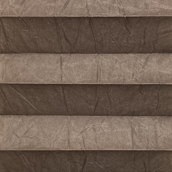 Pleated blind Crush pearl gray-brown