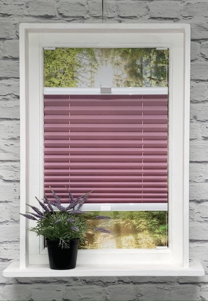 Pleated blind Samba Pink