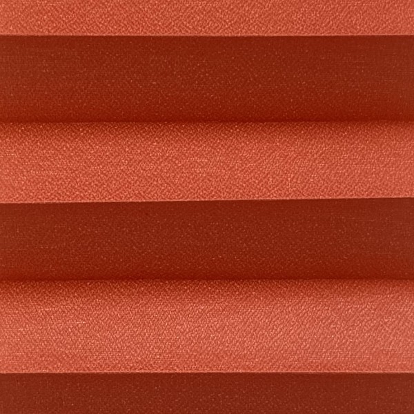 Pleated blind Kyoto Perl orange-red